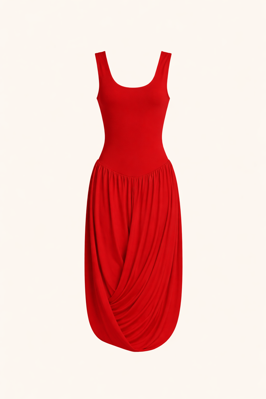 VESTIDO CIBELE CURTO JERSEY VERMELHO