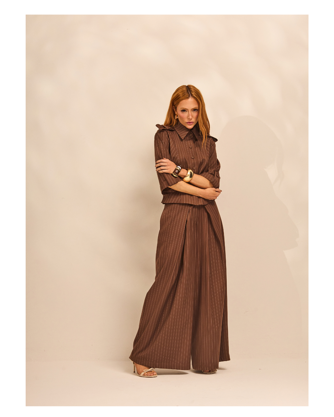 CALÇA ISABELY PANTALONA MARROM