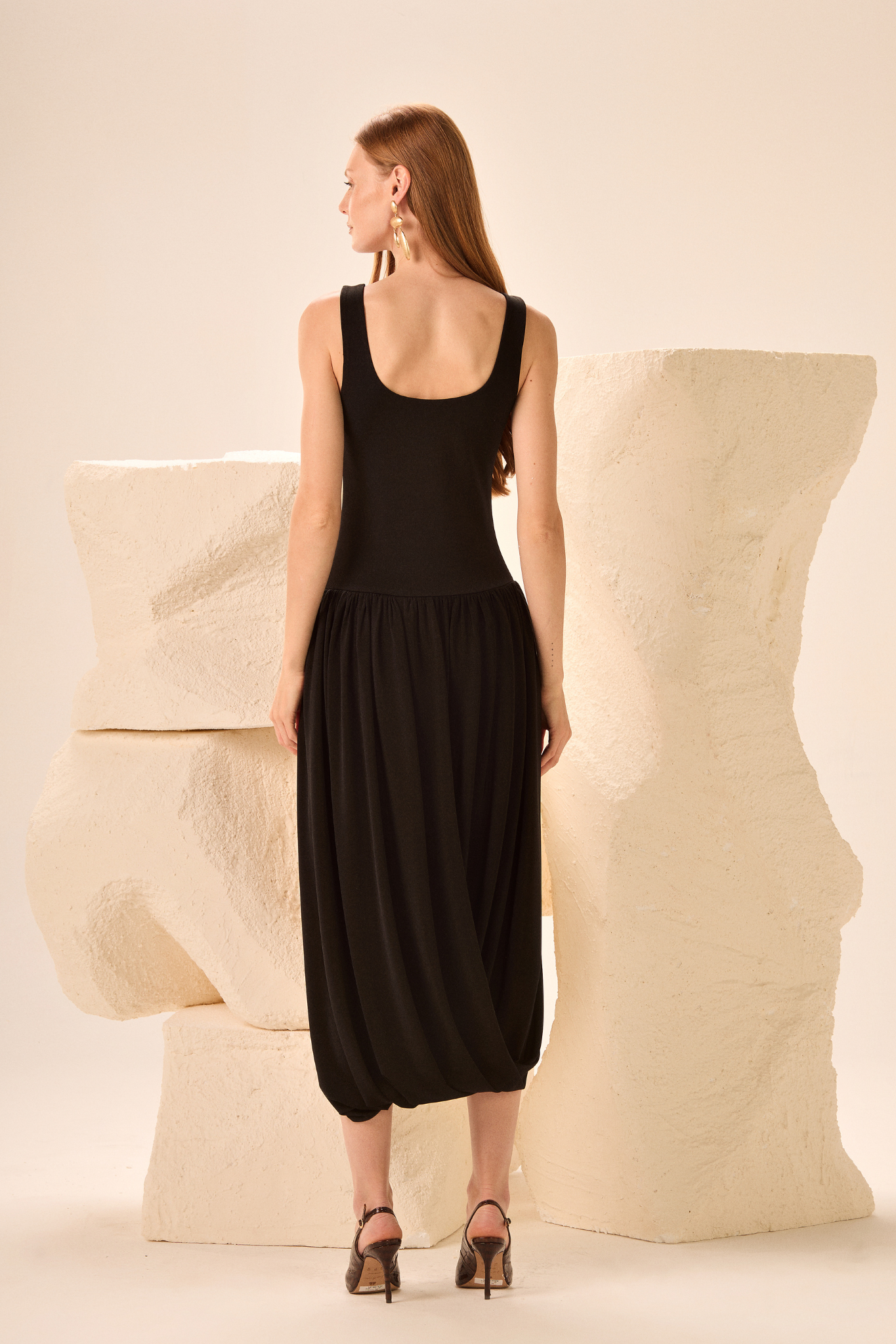 VESTIDO CIBELE JERSEY PRETO