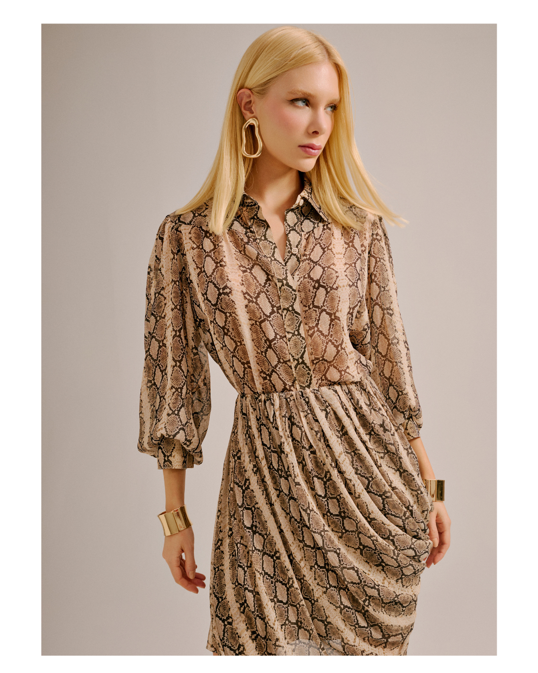 CAMISA ANNE ANIMAL PRINT