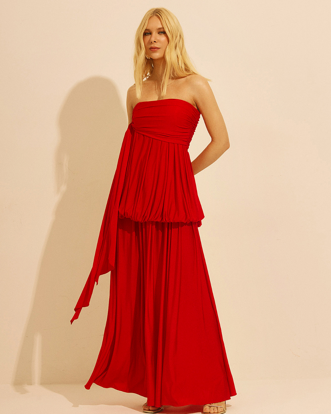 VESTIDO JERSEY TAORMINA VERMELHO