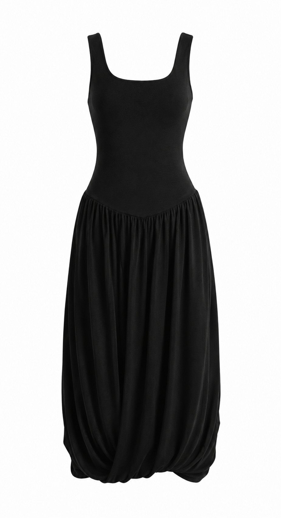 VESTIDO CIBELE JERSEY PRETO