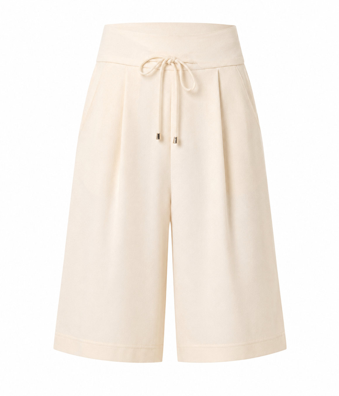 BERMUDA HELENA CREPE PATOU OFF WHITE