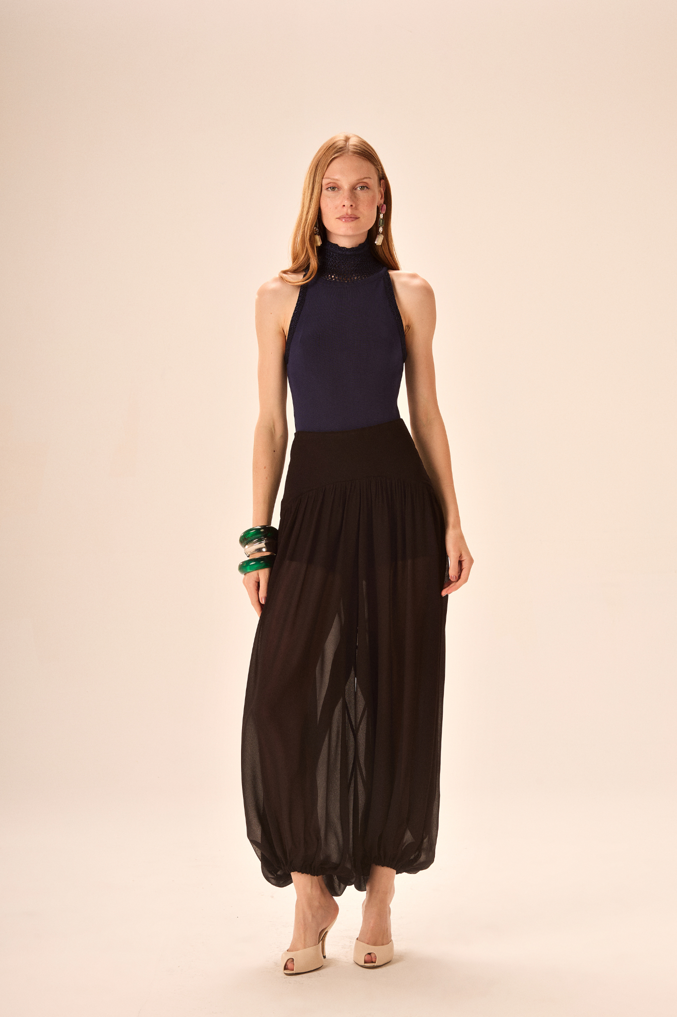 CALÇA SASHA LISA PRETO