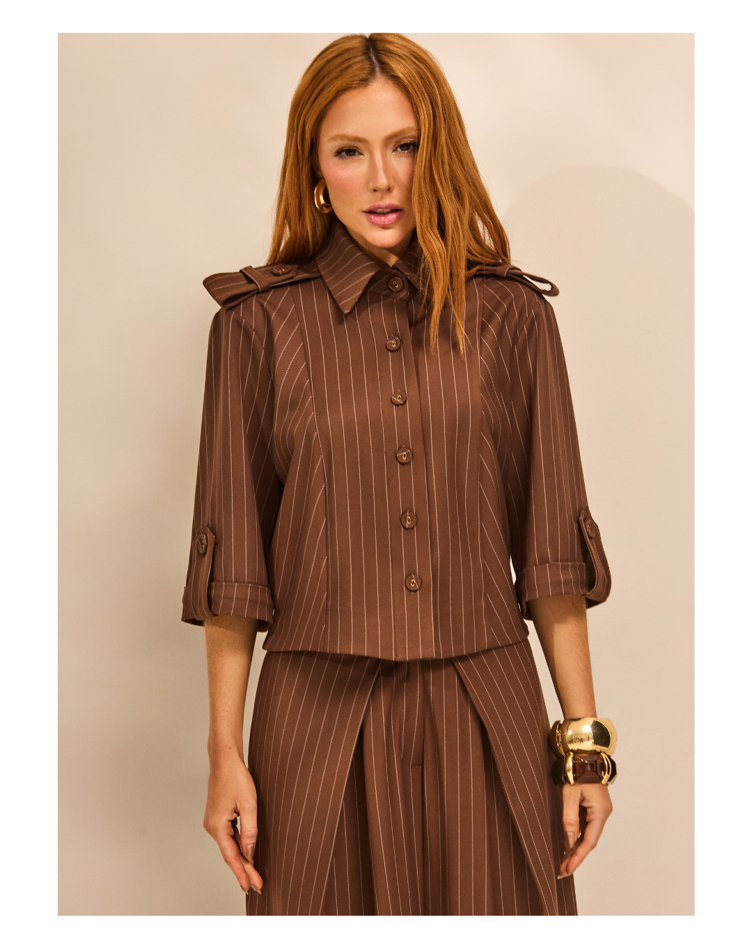 CAMISA ISABELY MARROM