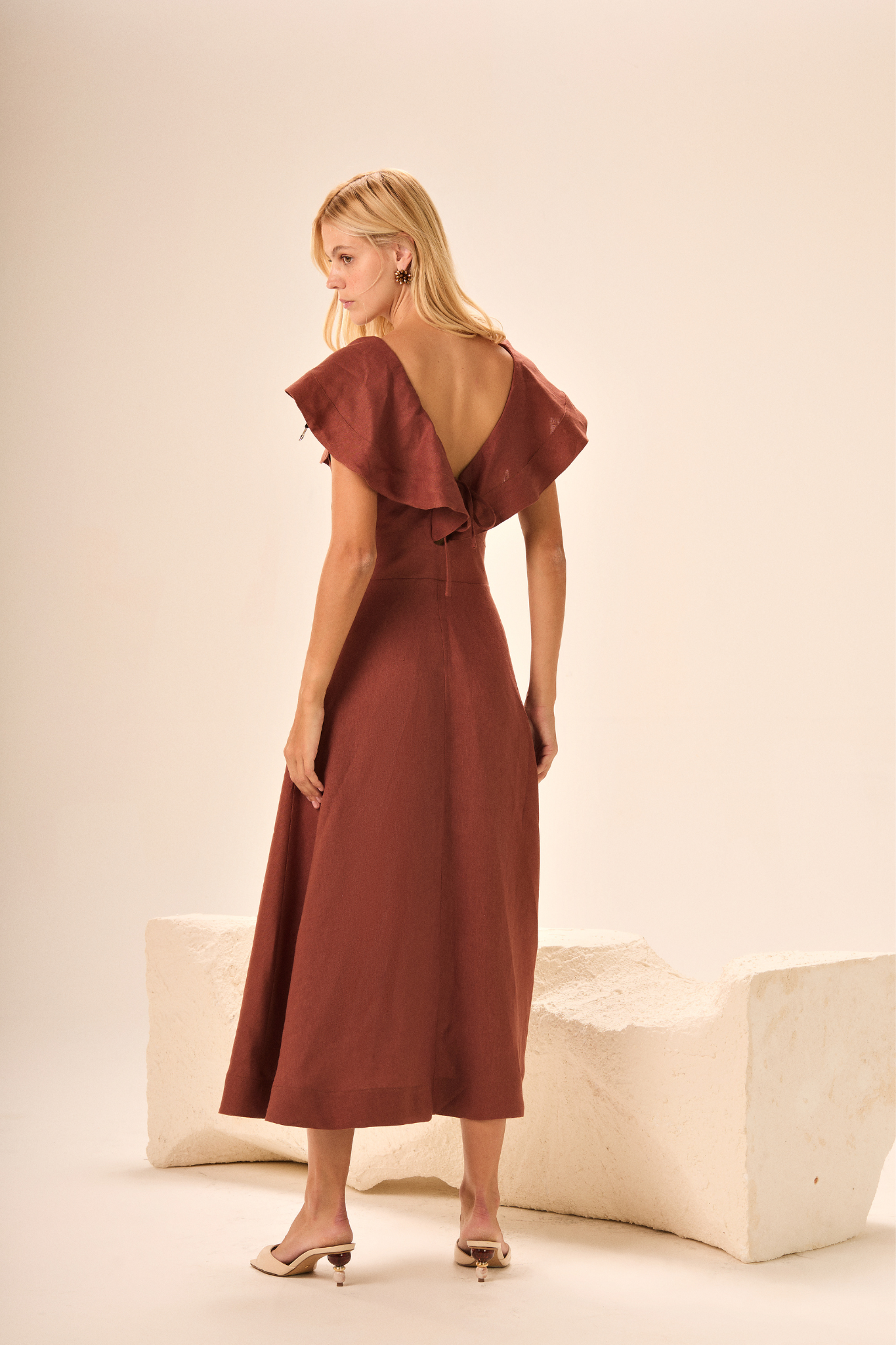 VESTIDO CLARICE TERRACOTA