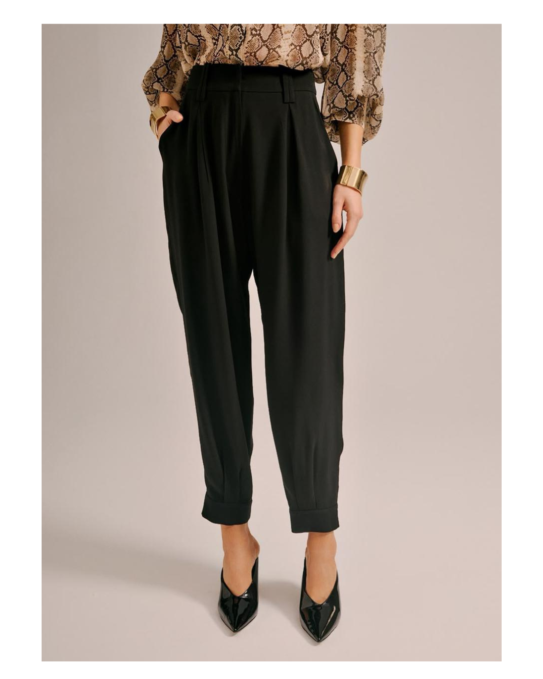 CALÇA CRIS ALFAIATARIA PRETA