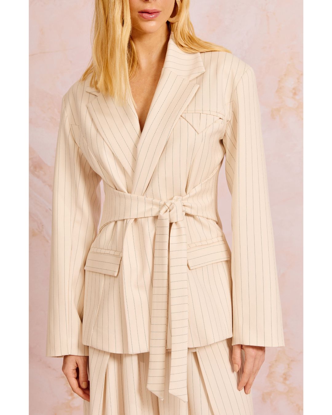 BLAZER RISCA DE GIZ OFF